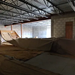 Pritzlaff Conservation Center Construction, looking northeast across Seed Bank/Herbarium area