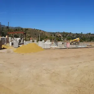 Pritzlaff Conservation Center Construction, Exterior looking northeast