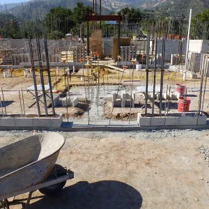Pritzlaff Conservation Center Construction, south wall
