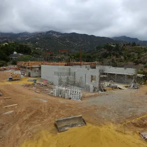 Pritzlaff Conservation Center Construction, Exterior looking northeast