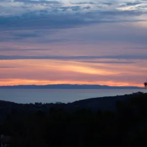 View from the Gane House site
