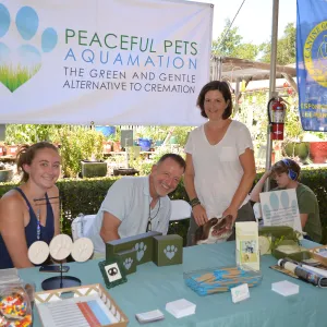 Trails n Tails 2015, Peaceful Pets Aquamation exhibit