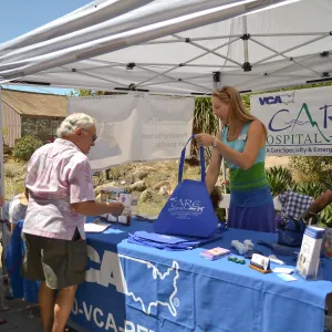 Trails n Tails 2015, VCA Care Hospital exhibit