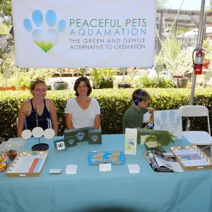 Trails n Tails 2015, Peaceful Pets Aquamation exhibit