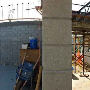 Pritzlaff Conservation Center Construction, Panorama of lobby and central hallway