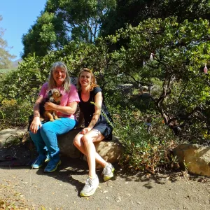 Dormant Dreams Yarn Blast, Off-Season Manzanita Blossom Installation