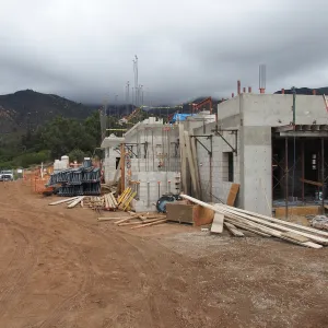 Pritzlaff Conservation Center Construction, Exterior looking northeast