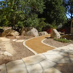 Home Demonstration Garden Renovation, view 4, north side of Cottage