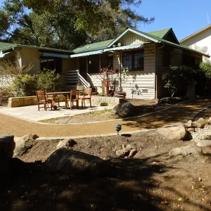 Home Demonstration Garden Renovation, view 13, looking towards southeast corner of Cottage