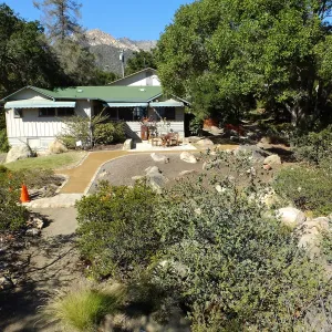 Home Demonstration Garden Renovation, view 25, south side of Cottage