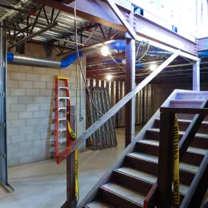 Pritzlaff Conservation Center Construction, looking northwest across Herbarium space