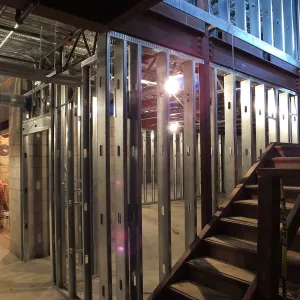 Pritzlaff Conservation Center Construction, looking northwest across Herbarium space