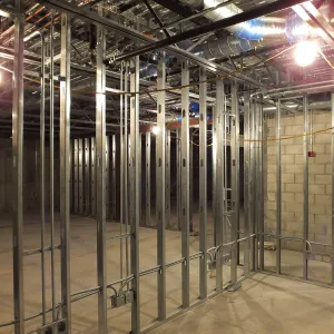 Pritzlaff Conservation Center Construction, looking northeast across Seed Bank/Herbarium area
