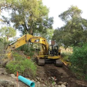 Sewer work