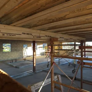 Pritzlaff Conservation Center Construction, looking southeast across Conference/Training area 