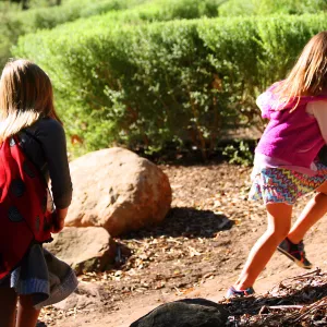 Children in the Centennial Maze