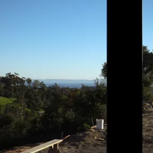 View towards Channel Islands from Pritzlaff Conservation Center Exhibit Room