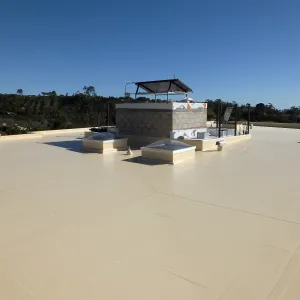 Pritzlaff Conservation Center Construction, looking southeast across roof