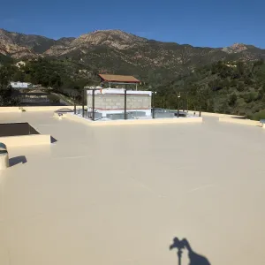 Pritzlaff Conservation Center Construction, looking northeast across roof