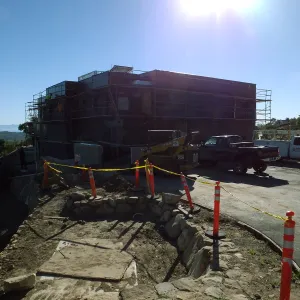 Pritzlaff Conservation Center Construction, exterior looking southwest