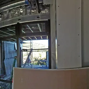 Pritzlaff Conservation Center Construction, Panorama of lobby and central hallway