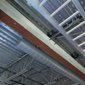 Pritzlaff Conservation Center Construction, Wishes Beam