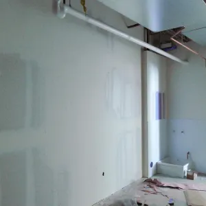 Pritzlaff Conservation Center Construction, looking northeast across first floor common area