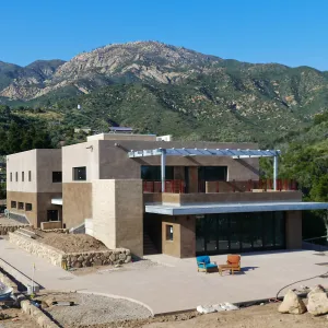 Pritzlaff Conservation Center Construction, Exterior looking northeast