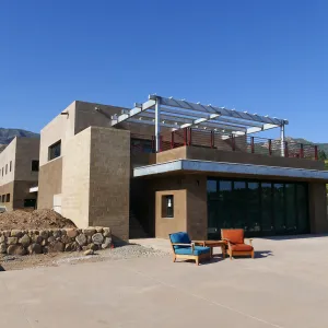 Pritzlaff Conservation Center Construction, Exterior looking northeast