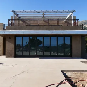 Pritzlaff Conservation Center Construction, south wall