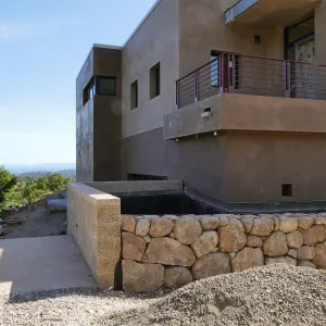 Pritzlaff Conservation Center Construction, looking south across east face