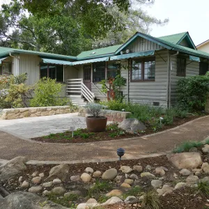 Home Demonstration Garden Renovation, view 13, looking towards southeast corner of Cottage