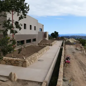 Pritzlaff Conservation Center Construction, Exterior looking southeast
