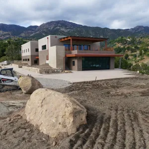 Pritzlaff Conservation Center Construction, Exterior looking northeast