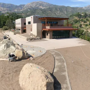 Pritzlaff Conservation Center Construction, Exterior looking northeast