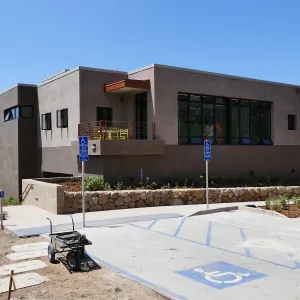 Pritzlaff Conservation Center Construction, exterior looking southwest