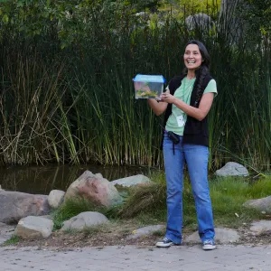 Member Appreciation Month, Full Moon Hike, Cathy Castaneda talking about California frogs