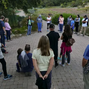 Member Appreciation Month, Full Moon Hike, Cathy Castaneda talking about California frogs