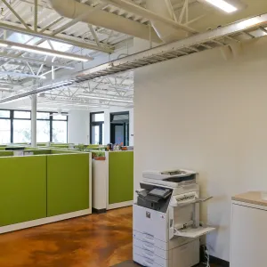 Pritzlaff Conservation Center Construction, looking northeast across Administrative office area