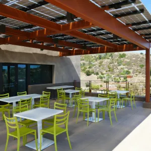 Pritzlaff Conservation Center Construction, looking northeast across deck