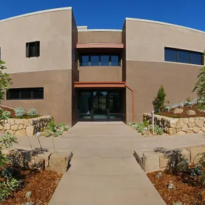 Pritzlaff Conservation Center Construction, panorama of west face