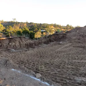 The start of digging at the Pritzlaff Conservation site