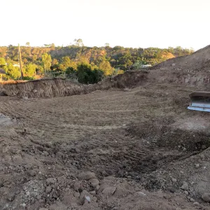 The start of digging at the Pritzlaff Conservation site