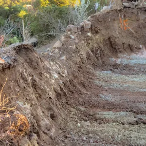 The start of digging at the Pritzlaff Conservation site