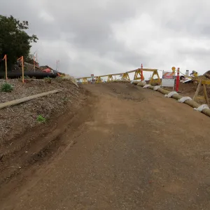 Road to Pritzlaff construction site
