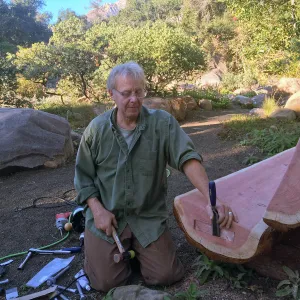 Dave Kershaw creating Jones Bench