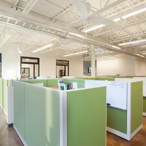 Pritzlaff Conservation Center interior, administrative offices