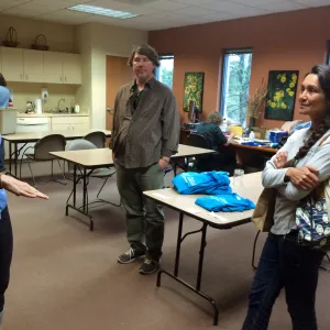 Volunteer breakroom at the Lady Bird Johnson Wildflower Center