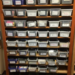 Information labels at Lady Bird Johnson Wildflower Center
