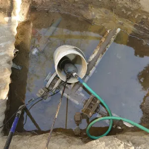 Valve replacement, 4-inch water line, just west of entry kiosk
